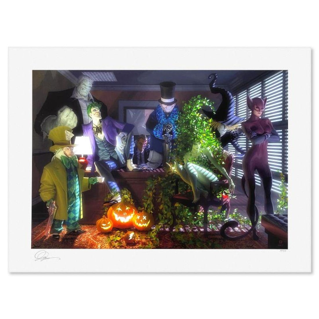 DC Comics & Alex Garner, "The Batman: The Long Halloween" Limited Edition, PP Numbered 3/4 and: The Batman: The Long Halloween is a limited edition giclee on paper from DC Comics and Alex Garner, PP numbered 3/4 and bearing the authorized signature of the artist. Includes Letter of Authenticity.