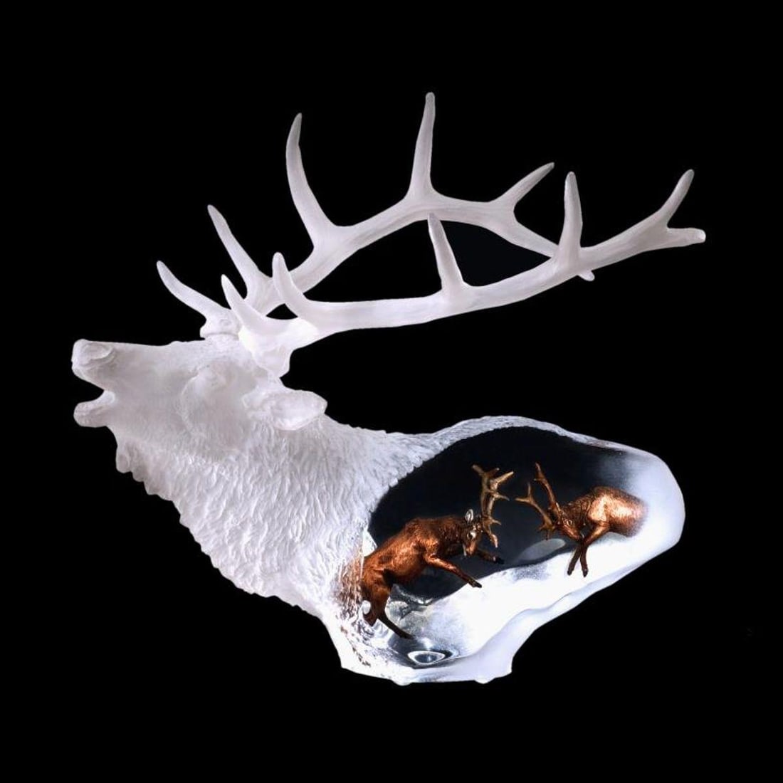 Kitty Cantrell, "Proud Spirit" Limited Edition Mixed Media Lucite Sculpture with COA.: Proud Spirit is a limited edition mixed media lucite sculpture by Kitty Cantrell. Engraved with the artists signature and number, this piece comes with a certificate of authenticity. Measures approxim