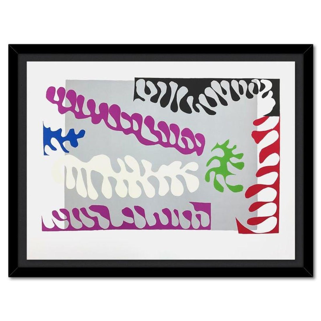 Henri Matisse 1869-1954 (After), "Le Lagon I (Lagoon I)" Framed Limited Edition Lithograph with (1 of 2)