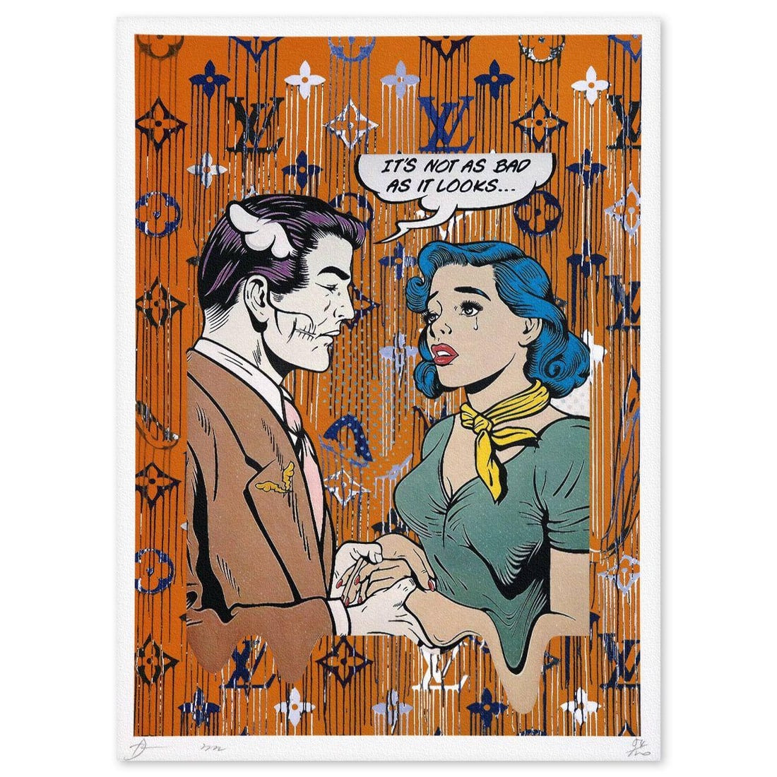 Death NYC- Fine art Print: Artist: Death NYC. Medium: Fine art Print. Size: 18" x 13". Signature: Hand signed and numbered. Certificate of Authenticity: Is included. Additional: Paper: Fine art 300 gsm paper. DEATH chooses to k