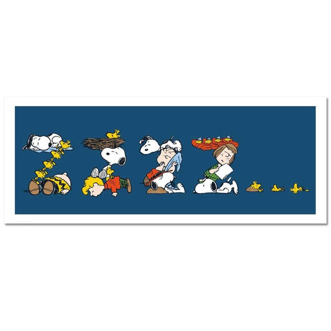 Peanuts, "ZZZZ..." Hand Numbered Limited Edition Fine Art Print with Certificate of Authenticity.: A vibrant and striking edition portraying the simple yet emotive art of Charles. M. Schulz, creator of PEANUTS . You'll love the color, it really POPS in person! It looks incredible on the wall and wi