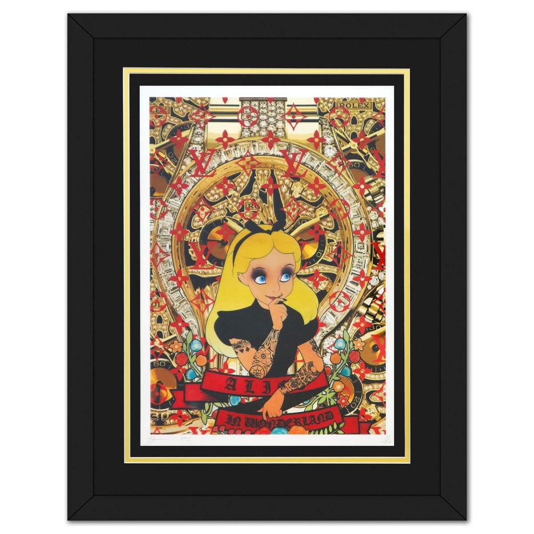 Death NYC- Fine art Print: Artist: Death NYC. Medium: Fine art Print. Size: 17.5" x 12.5". Measures approx. 25" x 20" (framed). Signature: Hand signed and numbered. Certificate of Authenticity: Is included. Reference#: 49181.