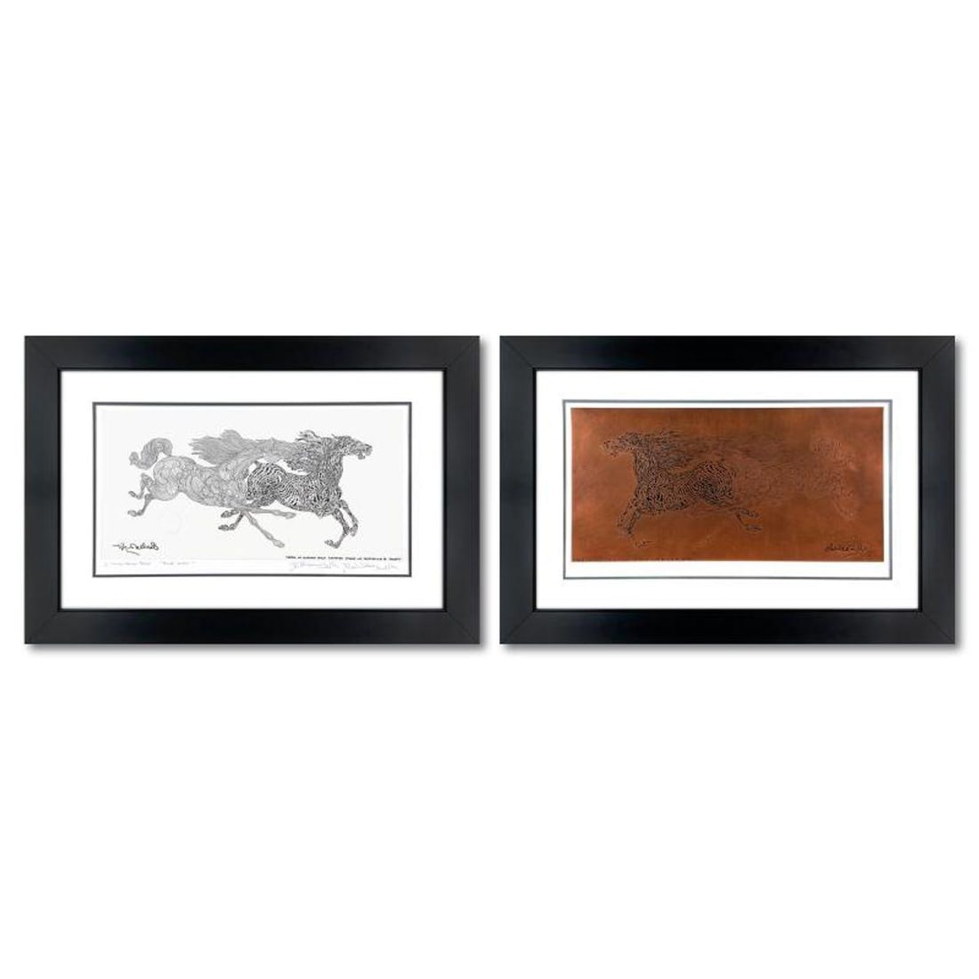Guillaume Azoulay, "Tenue" Framed One-of-a-Kind Cancellation Proof and Copper Plate, Numbered 1/1: Tenue is a one-of-a-kind cancellation proof with its corresponding copper plate by Guillaume Azoulay. The etching is numbered 1/1 and hand signed by the artist. Includes Letter of Authenticity. Each p