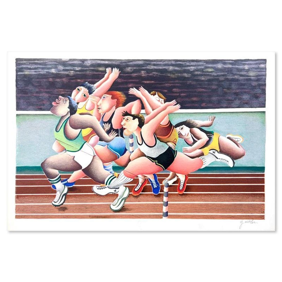Yuval Mahler, Limited Edition Serigraph, Hand Signed and Numbered with Letter of Authenticity.: This is a limited edition serigraph on paper by Yuval Mahler. The piece comes hand signed by the artist, numbered, and with a letter of authenticity. Measures approximately 13" x 20". Reference#:
