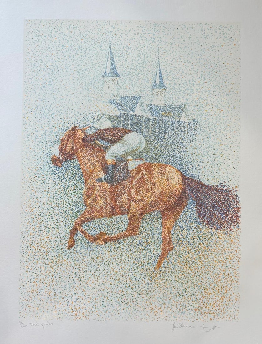 Guillaume Azoulay- Serigraph on paper: Artist: Guillaume Azoulay. Medium: Serigraph on paper. Size: 24" x 36". Signature: Signed and numbered. Reference#: 87281.
