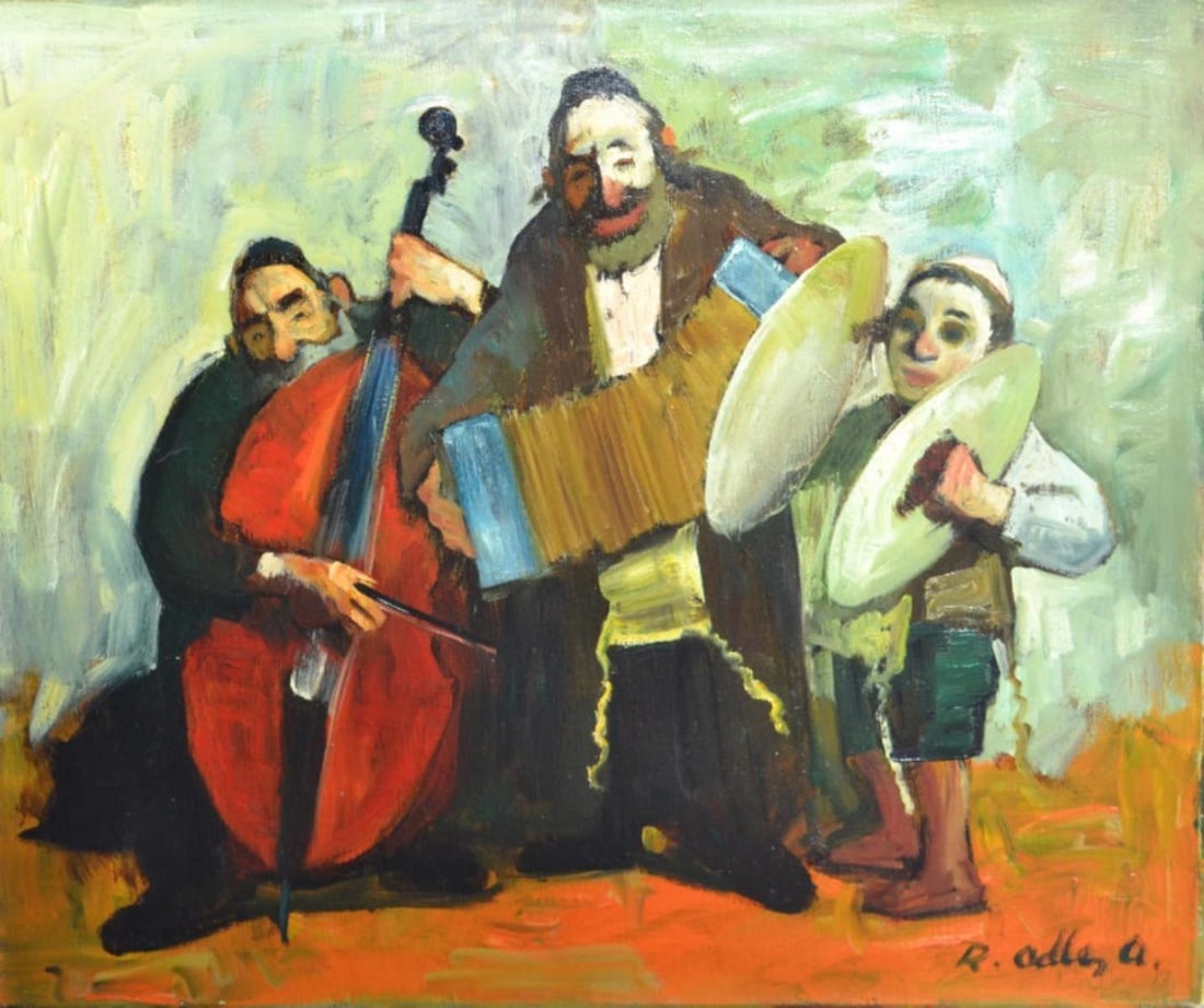Adolf Adler- Original painting on canvas (1 of 1)