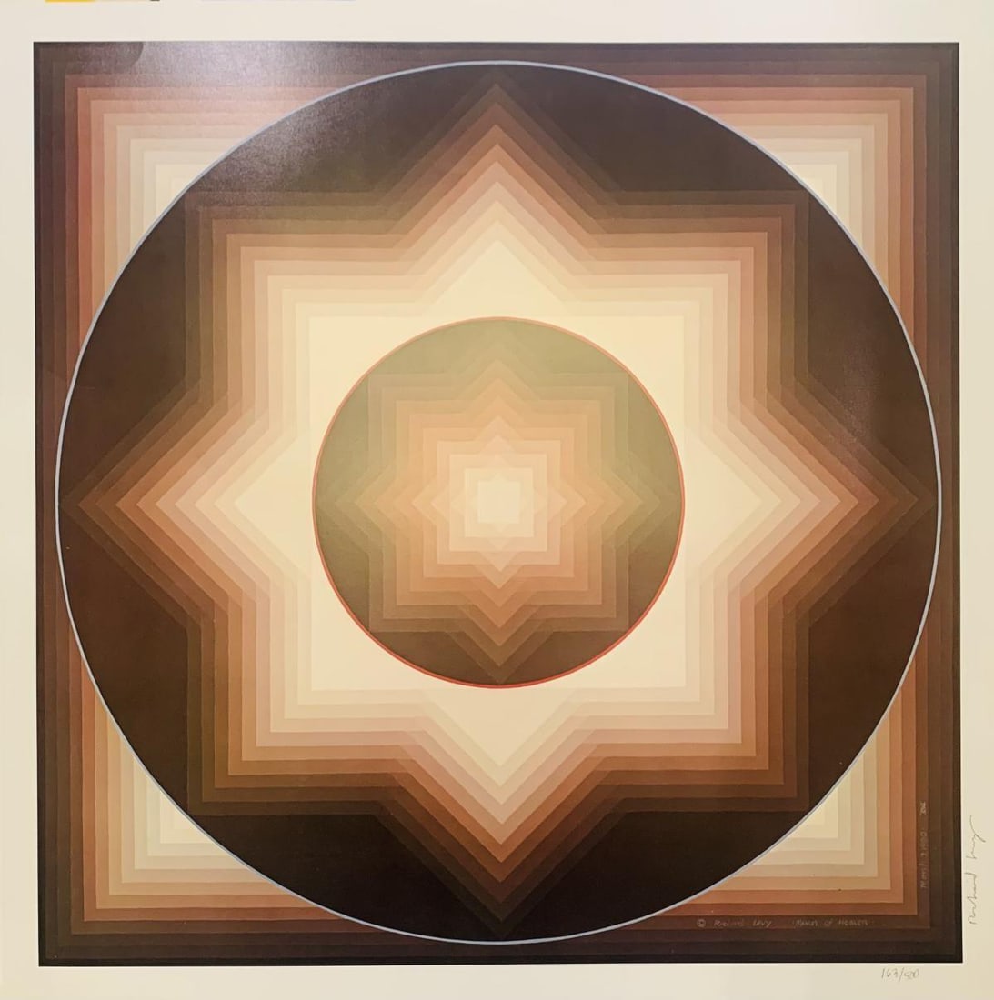 Richard Levy- Limited edition lithograph on paper: Artist: Richard Levy. Medium: Limited edition lithograph on paper. Size: 24" x 24". Reference#: 37490.
