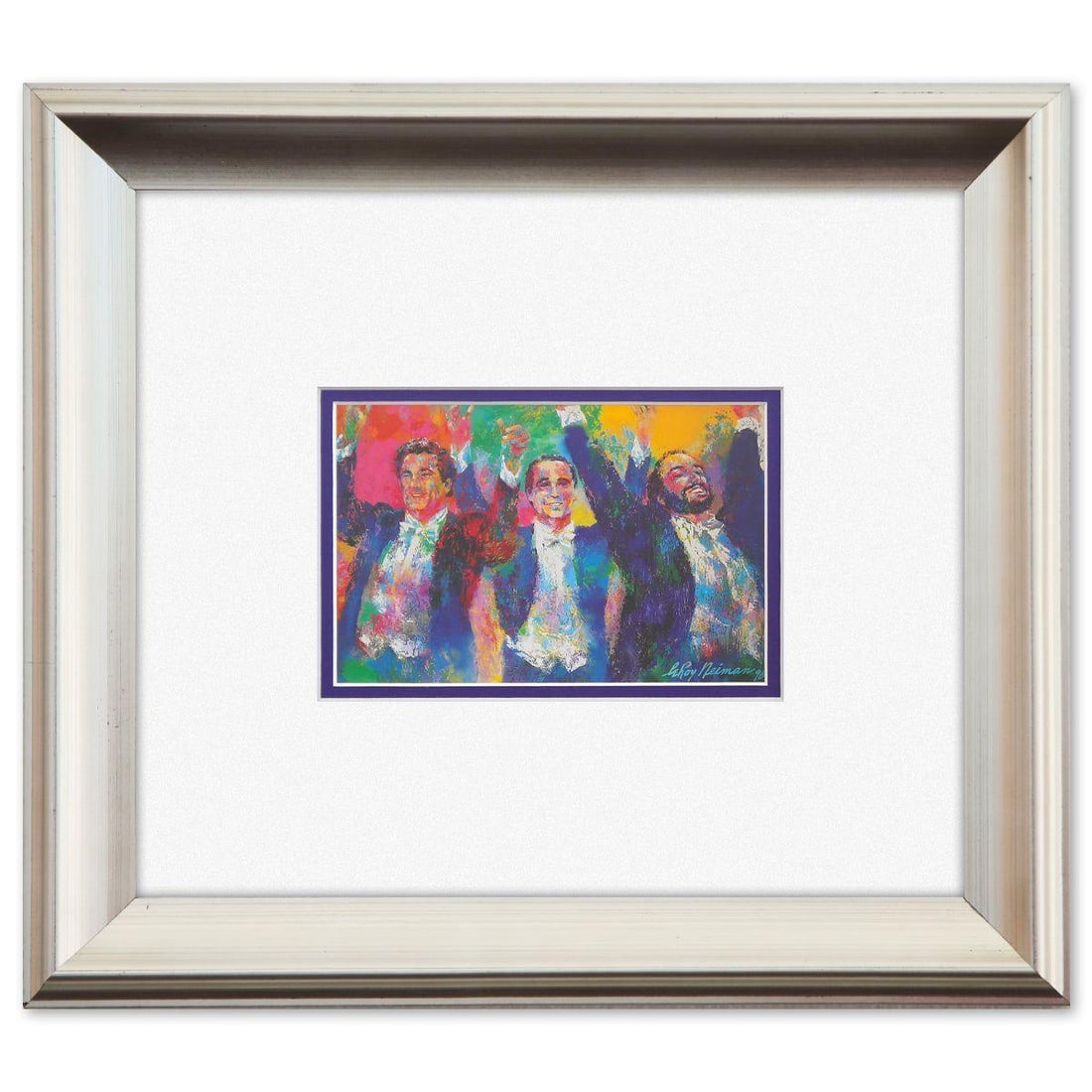 Leroy Neiman- Offset Lithograph: Artist: Leroy Neiman. Medium: Offset Lithograph. Size: 5" x 7". Measures approx. 15" x 17.5" (framed). Signature: Signed in plate. Reference#: 84836.