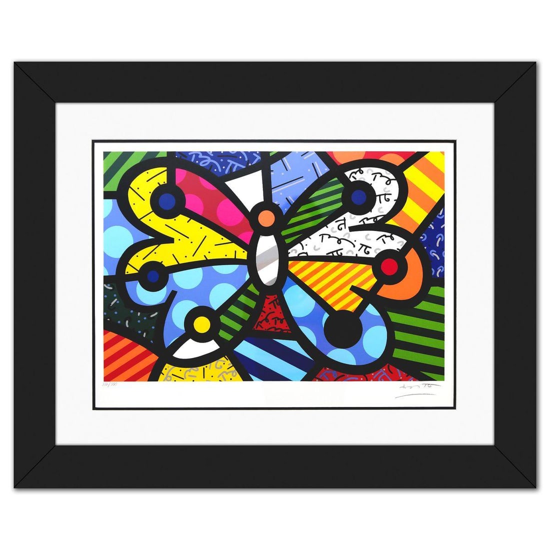 Romero Britto- Serigraph "Garden Butterfly" (1 of 1)