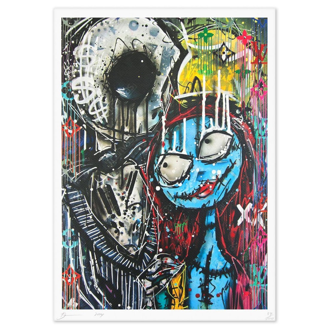 Death NYC- Fine art Print: Artist: Death NYC. Medium: Fine art Print. Size: 18" x 12". Signature: Hand signed and numbered. Certificate of Authenticity: Is included. Reference#: 49376.