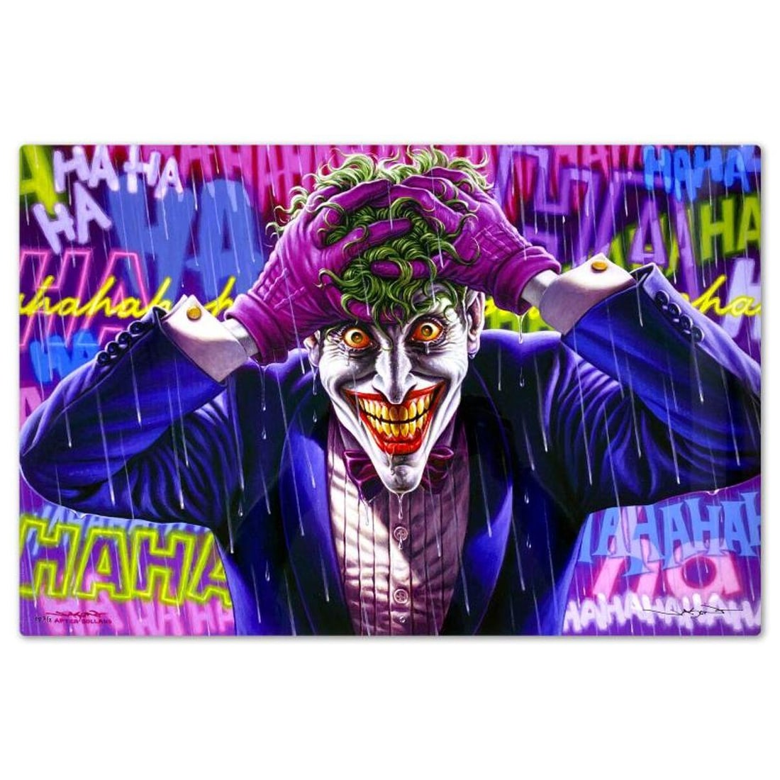 DC Comics & Jason Edmiston, "The Joker: Last Laugh" Limited Edition on Aluminum, PP Numbered 2/2 and (1 of 2)