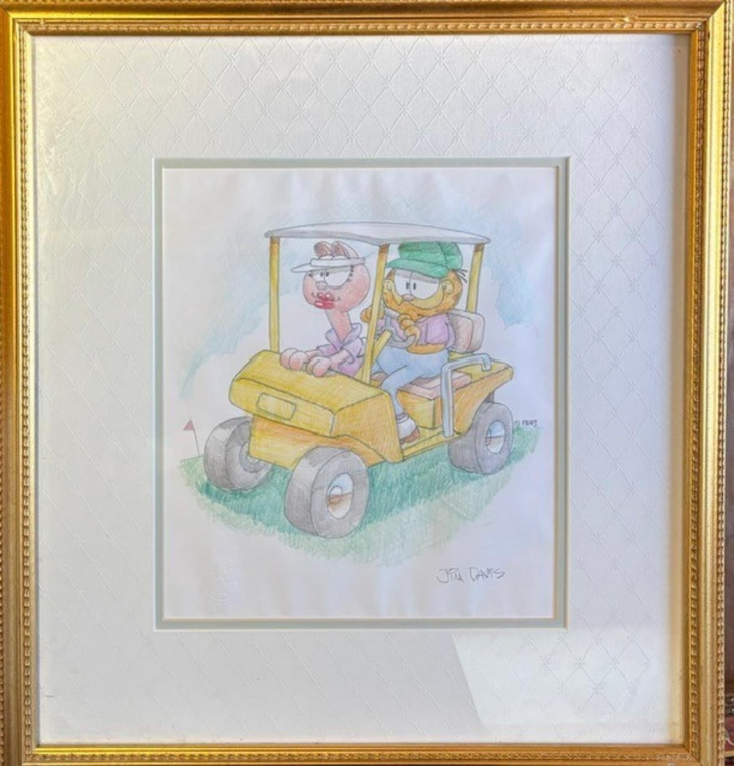 Jim Davis- Original animation drawing (1 of 1)