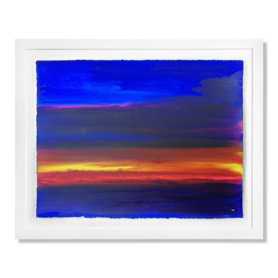 Wyland, "At Sea 11" Framed Original Watercolor Painting Hand Signed with Letter of Authenticity.: At Sea 11 is an original watercolor painting on deckle edge paper by Wyland, hand signed by the artist. Includes Letter of Authenticity. Measures approximately 30" x 37" (framed), 23" x 30" (image). T