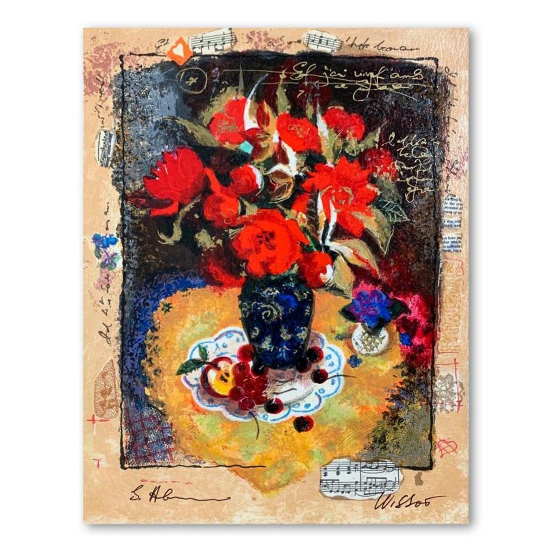 Alexander Galtchansky (1959-2008) and Tanya Wissotzky (1959-2006), Hand Signed Limited Edition: This is a limited edition serigraph on deckle edged paper by Alexander Galtchansky (1959-2008) and Tanya Wissotzky (1959-2006). It is numbered and hand signed and includes a letter of authenticity. Me