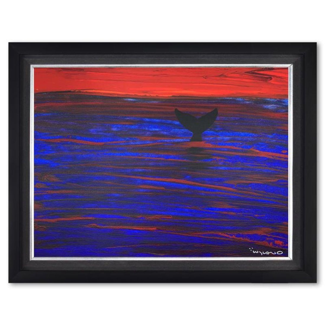 Wyland, Framed Original Painting on Canvas, Hand Signed by the artist and with a letter of: This is an original painting acrylic on canvas by Wyland. Hand signed by the artist, this piece comes framed and with a letter of authenticity. Measures approximately 24" x 30" (framed), 18" x 24" (im