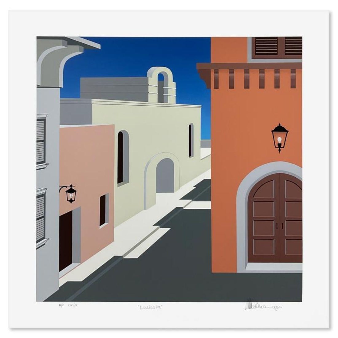 William Schlesinger (1915-2011), "La Siesta" Limited Edition Serigraph, HC Numbered XIV/XX and Hand (1 of 2)