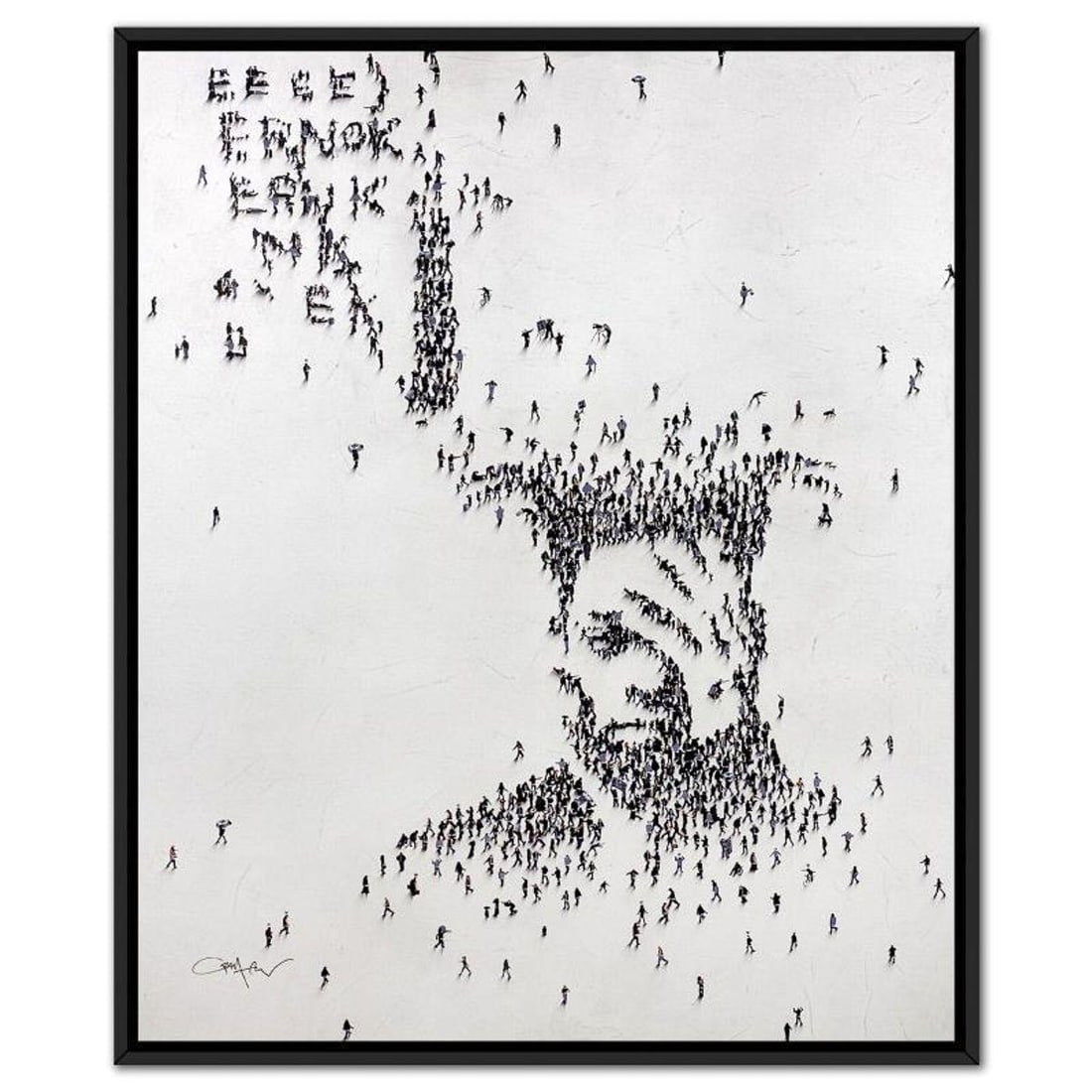 Craig Alan, "Populus: The Walk" Framed, Hand Signed Limited Edition Canvas with Letter of: Populus: The Walk is a numbered limited edition giclee on canvas by Craig Alan, hand signed by the artist. This piece comes custom framed and includes Letter of Authenticity. Measures approximately 41
