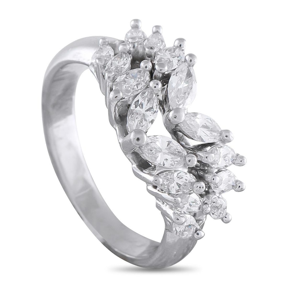 18K WHITE GOLD 1.40CT DIAMOND RING (1 of 3)
