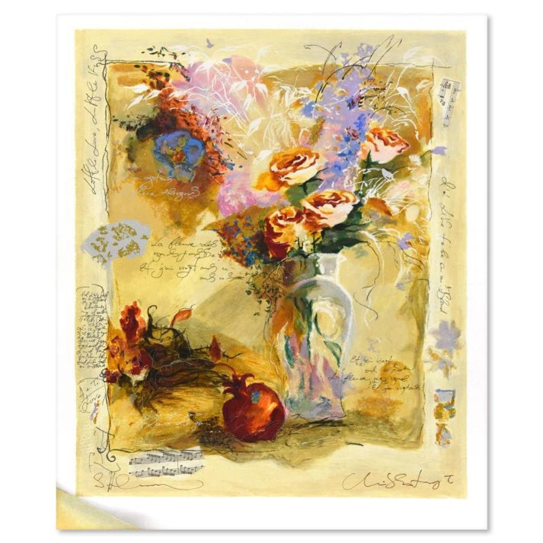 Alexander Galtchansky (1959-2008) and Tanya Wissotzky (1959-2006), Hand Signed Limited Edition: This is a limited edition serigraph on deckle edged paper by Alexander Galtchansky (1959-2008) and Tanya Wissotzky (1959-2006). It is numbered and hand signed and includes a letter of authenticity. Me