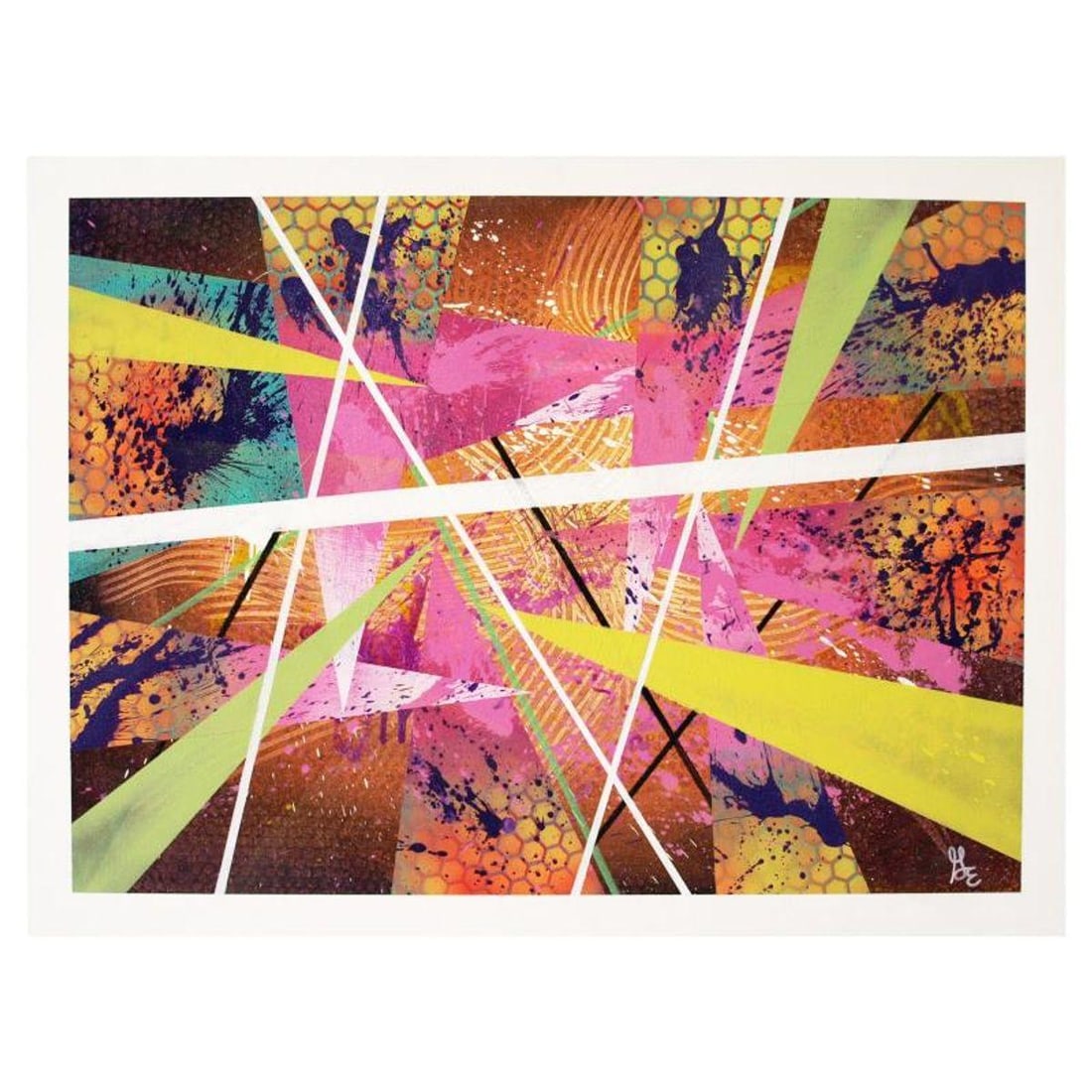 George Marlowe, "Bursting Through" Original Acrylic Painting on Gallery Wrapped Canvas, Hand Signed (1 of 1)