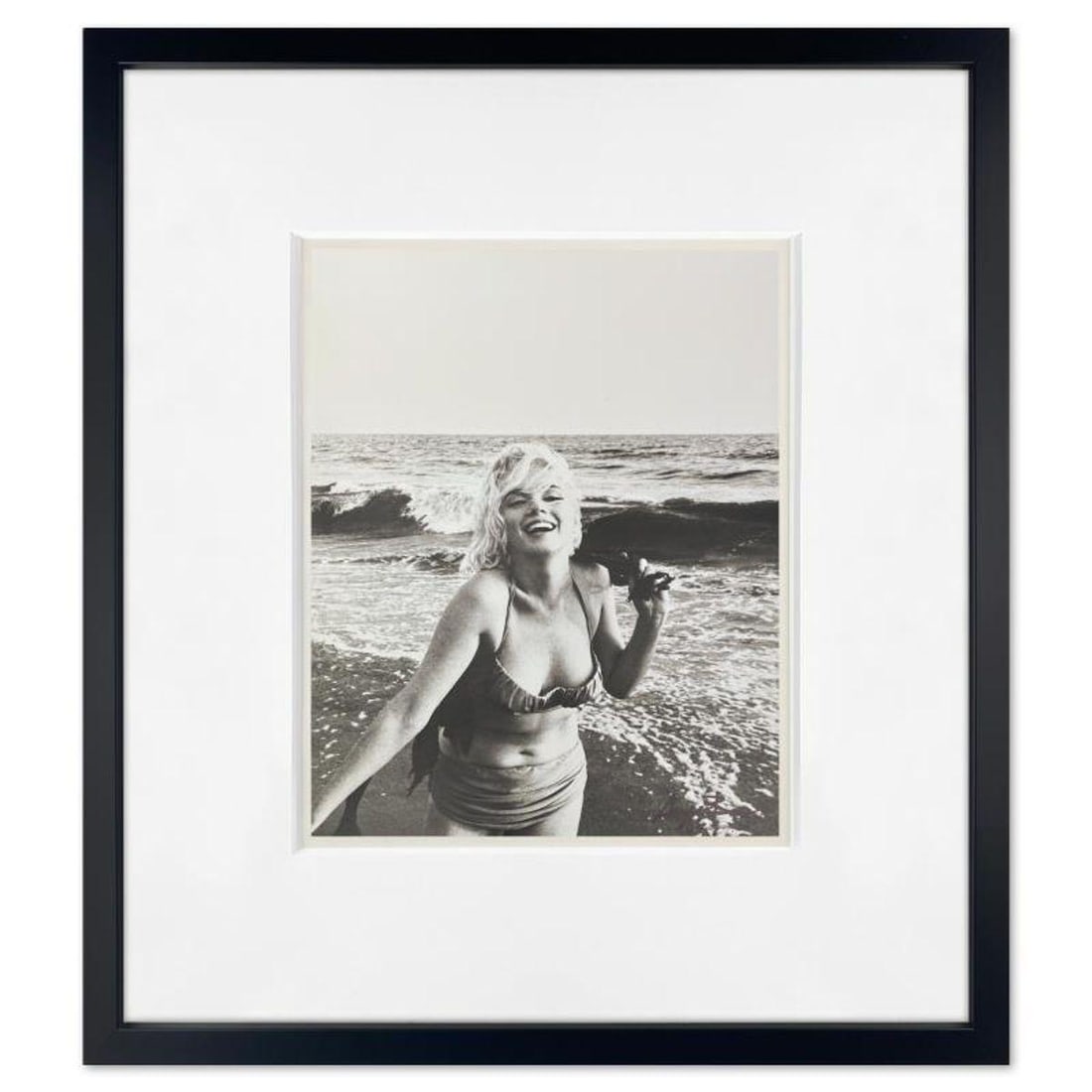 George Barris (1922-2016), "Marilyn Monroe: The Last Shoot" Framed Photograph Printed from the: Marilyn Monroe: The Last Shoot is a photograph printed from the original negative taken by George Barris (1922-2016). This photo is part of a series entitled "The Last Photos" which were taken in 1962