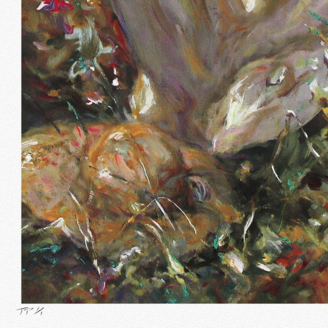Royo- Serigraph "Autumn" - 3