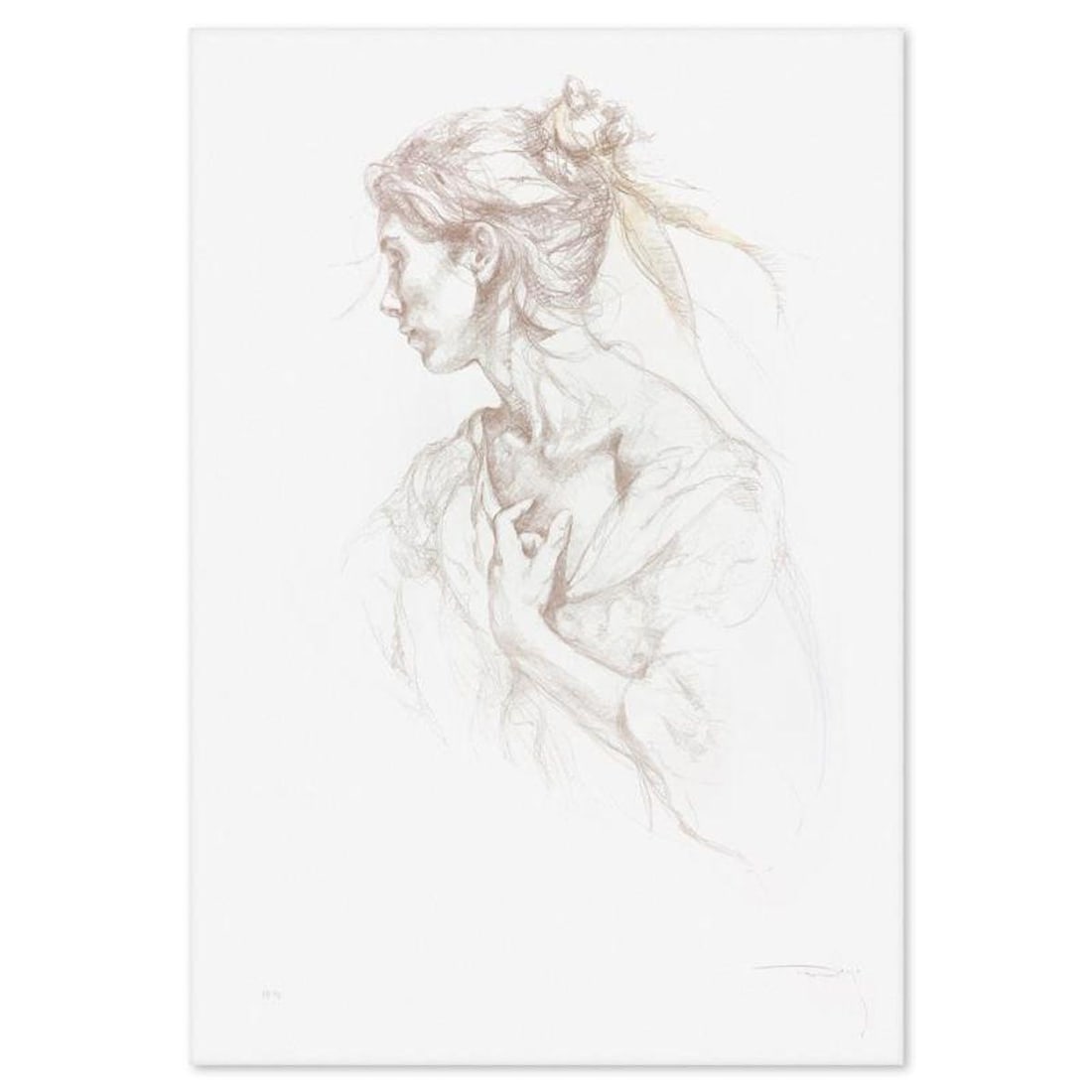 Royo, "Soul" One-of-a-Kind Hand Embellished Publisher's Proof on Clay-Board (36" x 25.5"), Numbered: Soul is a one-of-a-kind hand embellished publisher's proof on clay-board by Royo, numbered 1/5 and hand signed by the artist. Includes Letter of Authenticity. Measures approx. 36" x 25.5" (image).