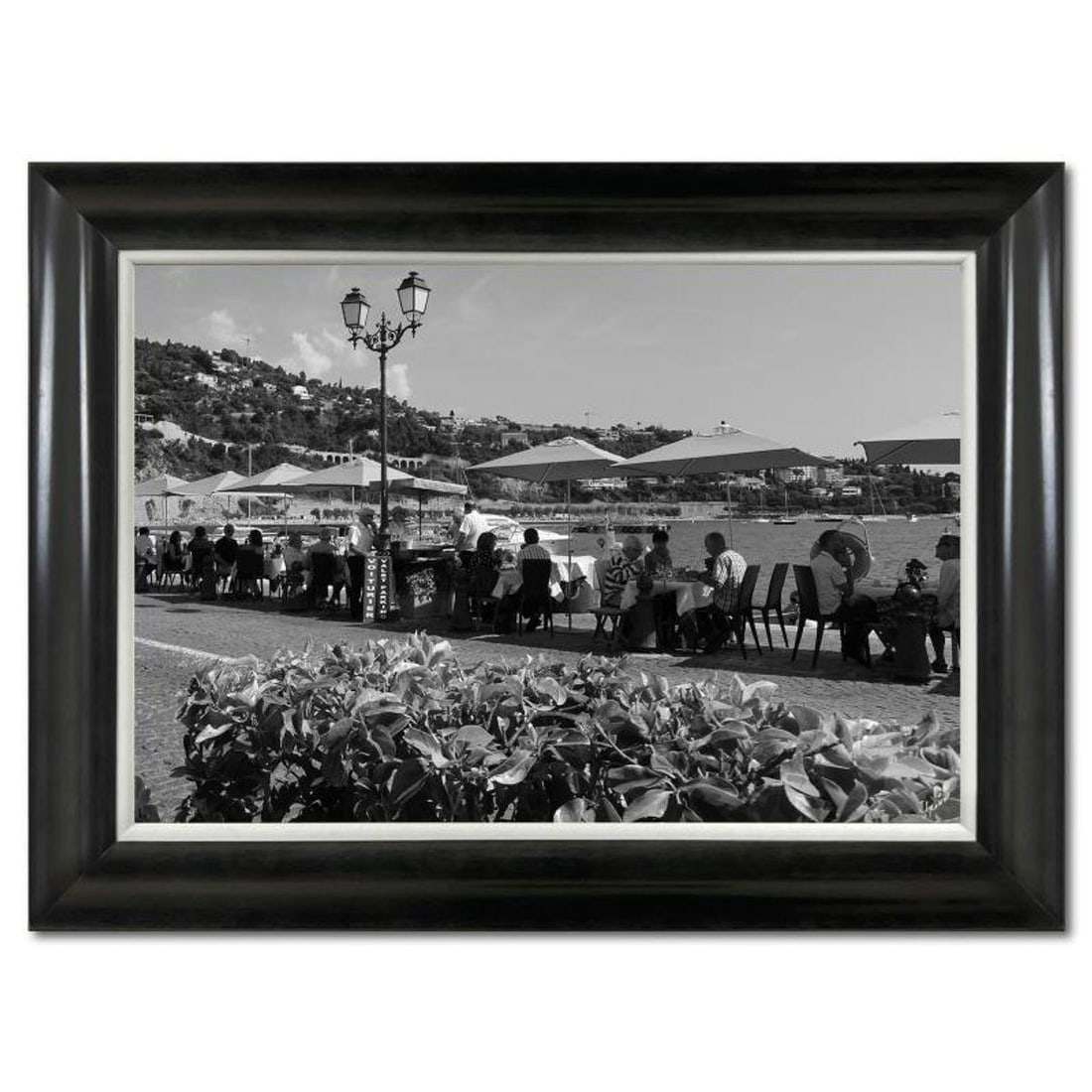 Misha Aronov, "Villefranche sur Mer" Framed Limited Edition Photograph on Canvas, Numbered and Hand: Villefranche sur Mer is a limited edition giclee on canvas by photographer Misha Aronov, numbered and hand signed by the artist. The piece comes custom framed and includes Letter of Authenticity. Meas