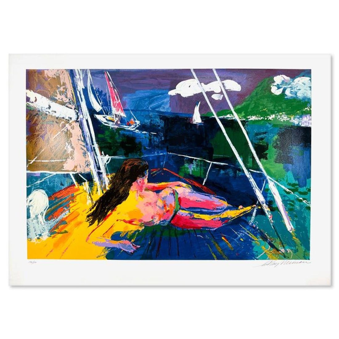 LeRoy Neiman (1921-2012), "Jour du Soleil" Limited Edition Serigraph, Numbered 136/250 and Hand (1 of 2)
