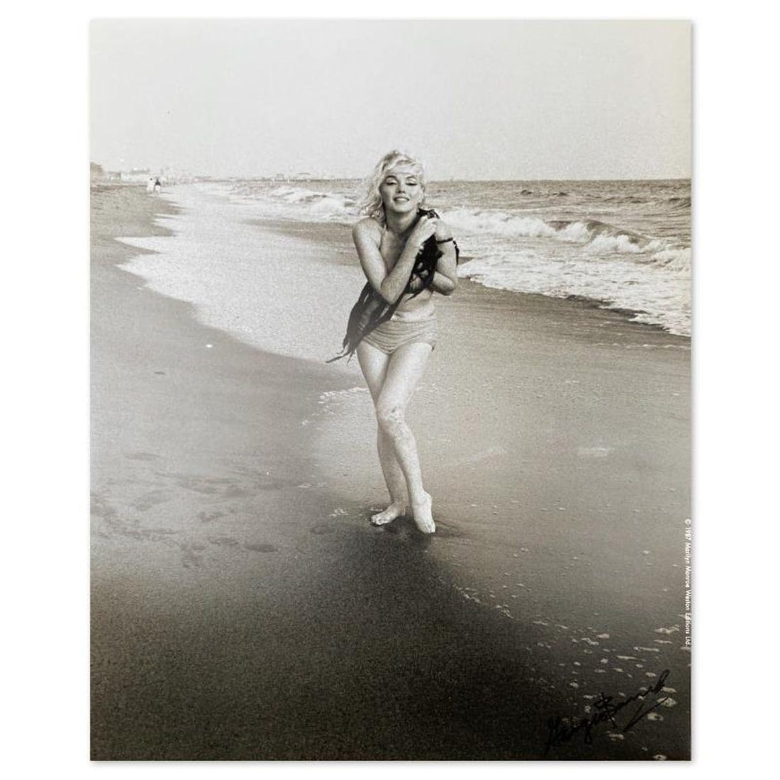 George Barris (1922-2016), "Marilyn Monroe: The Last Shoot" Hand Signed Photograph Printed from the (1 of 3)