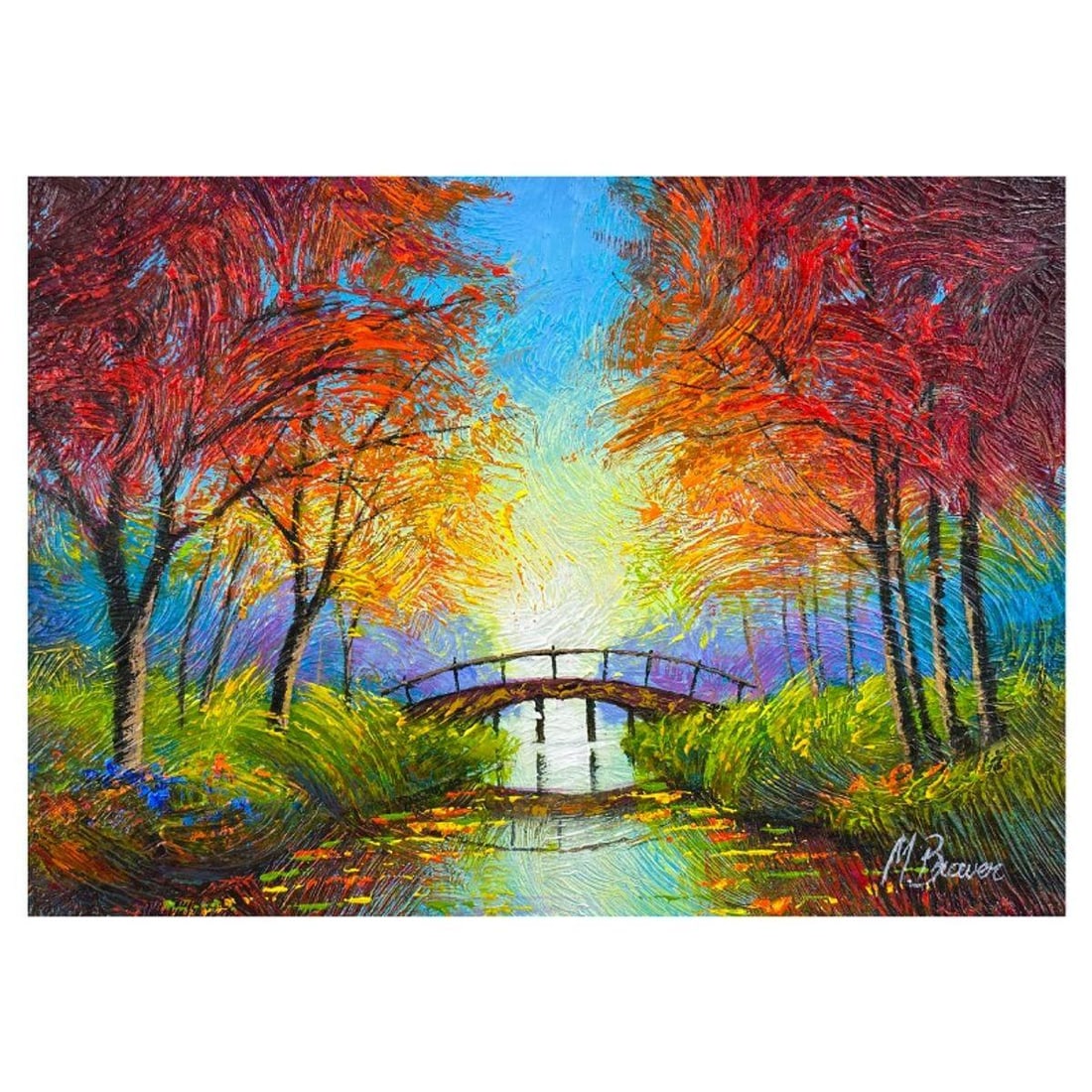 Mark Braver, Original Acrylic Painting on Canvas, Hand Signed with Letter of Authenticity. (1 of 2)
