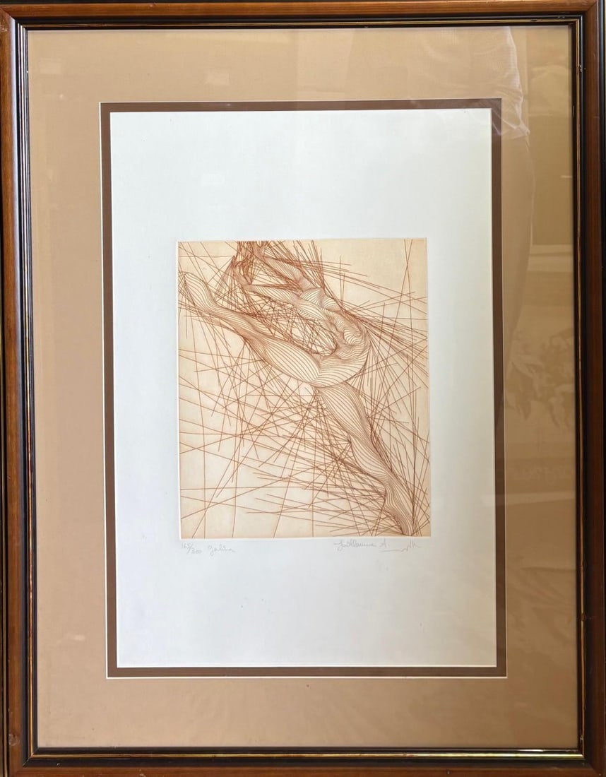 Guillaume Azoulay- Etching on paper: Artist: Guillaume Azoulay. Medium: Etching on paper. Size: 24" x 32". Signature: Hand Signed and numbered. Reference#: 27890.