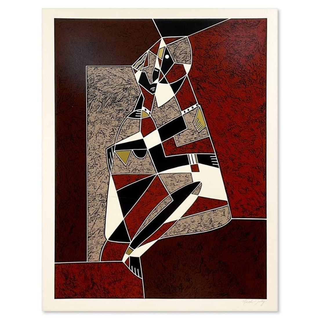 Neal Doty (1941-2016), Hand Signed Limited Edition Serigraph, Numbered with Letter of Authenticity.: This is a limited edition serigraph on paper by Neal Doty (1941-2016), numbered and hand signed by the artist. Includes Letter of Authenticity. Measures approx. 30" x 40" (border), 25.5" x 33.5" (imag