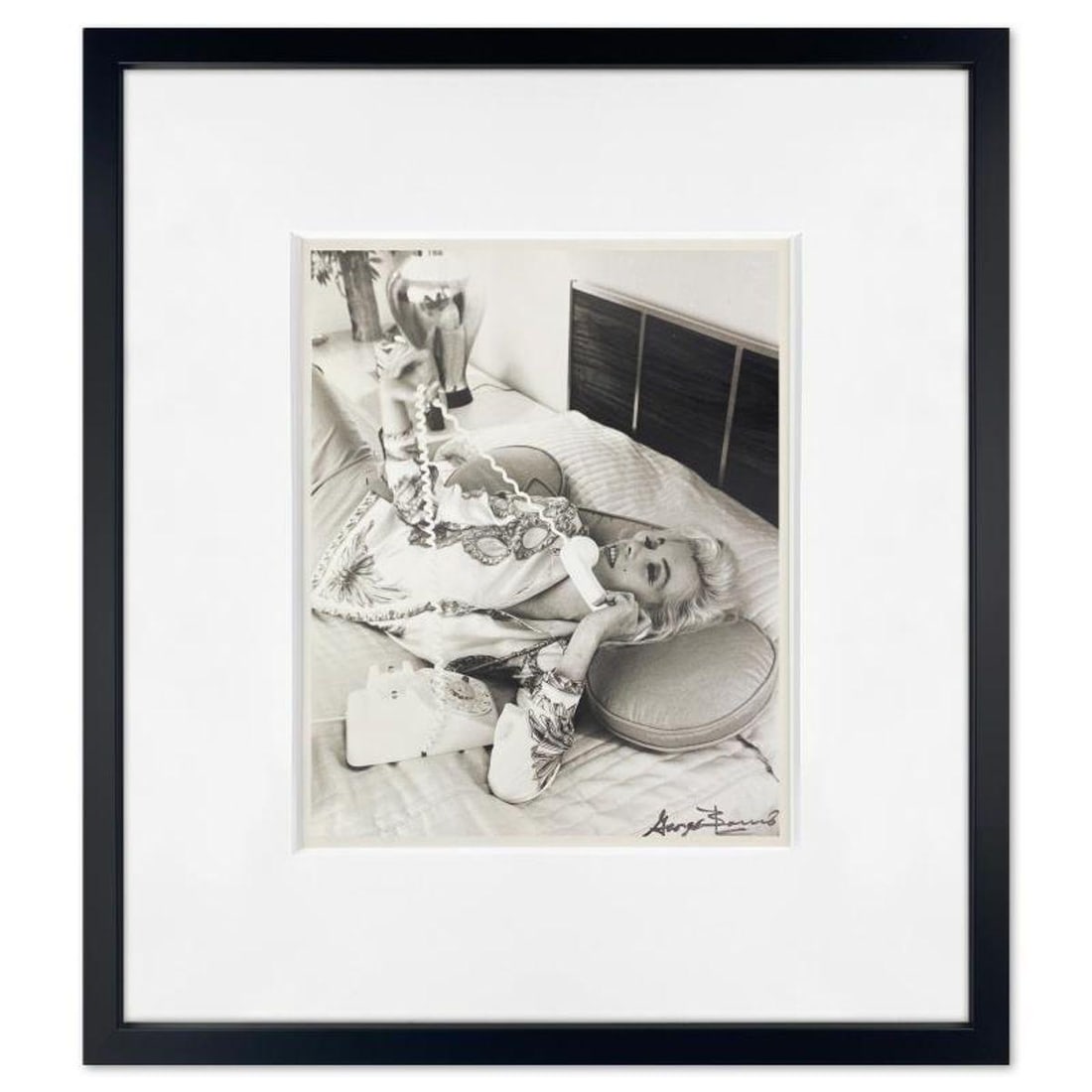 George Barris (1922-2016), "Marilyn Monroe: The Last Shoot" Framed Photograph Printed from the: Marilyn Monroe: The Last Shoot is a photograph printed from the original negative taken by George Barris (1922-2016). This photo is part of a series entitled "The Last Photos" which were taken in 1962