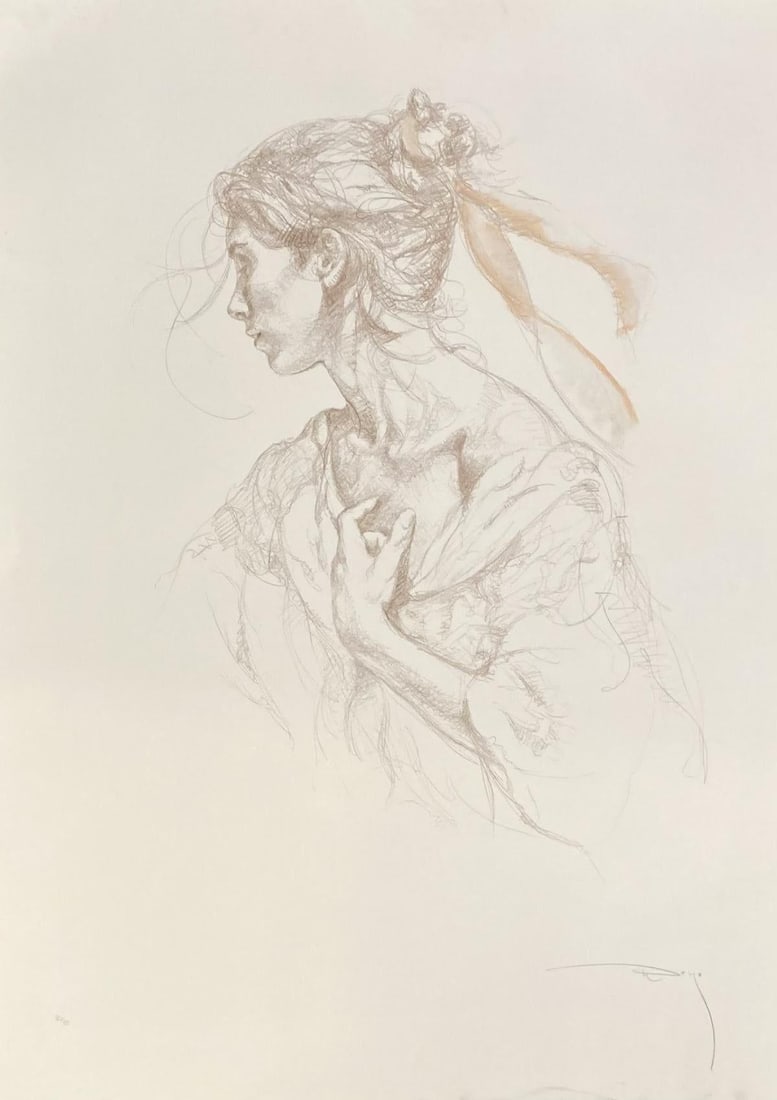 Jose Royo- Limited Edition Serigraph: Artist: Jose Royo. Medium: Limited Edition Serigraph. Size: 30" x 40". Signature: Signed. Reference#: 25042.
