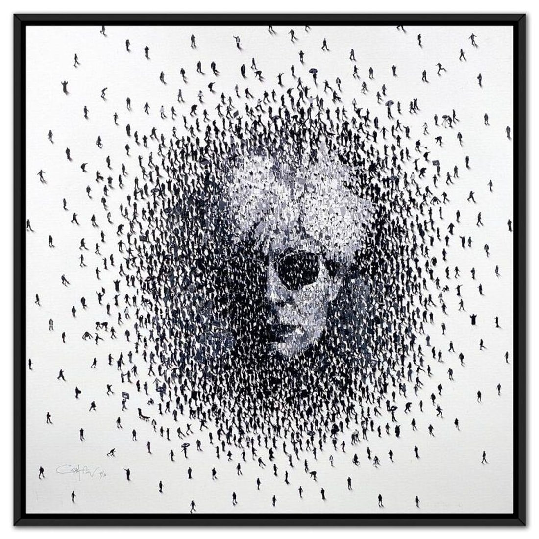 Craig Alan, "Populus: Warhol Troupe" Framed Limited Edition on Canvas, Numbered and Hand Signed with: Warhol Troupe is a limited edition giclee on canvas by Craig Alan. This piece comes from the Alan's "Populus" series and is numbered and hand signed by the artist. This piece comes custom framed.
