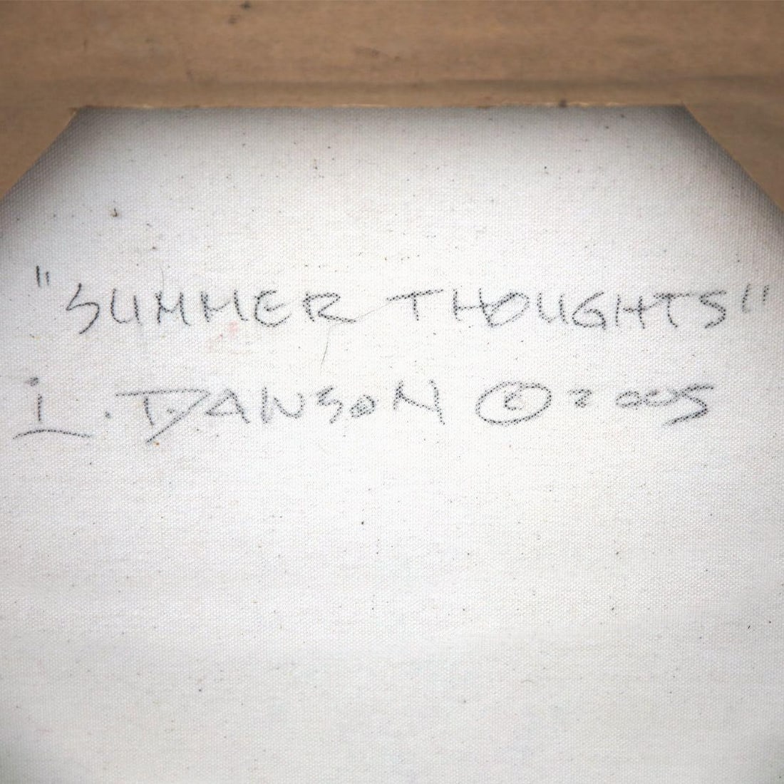 Dawson- "Summer Thoughts" - 3