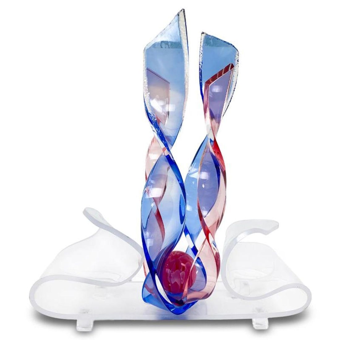 Shlomi Haziza, Acrylic Sculpture with Letter of Authenticity. (1 of 2)