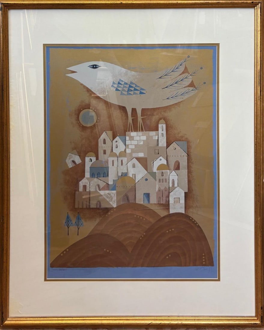 Sammy Briss- Serigraph on paper: Artist: Sammy Briss. Medium: Serigraph on paper . Measures approx. 20" x 30" (framed). Signature: Hand Signed and numbered. Reference#: 33524.