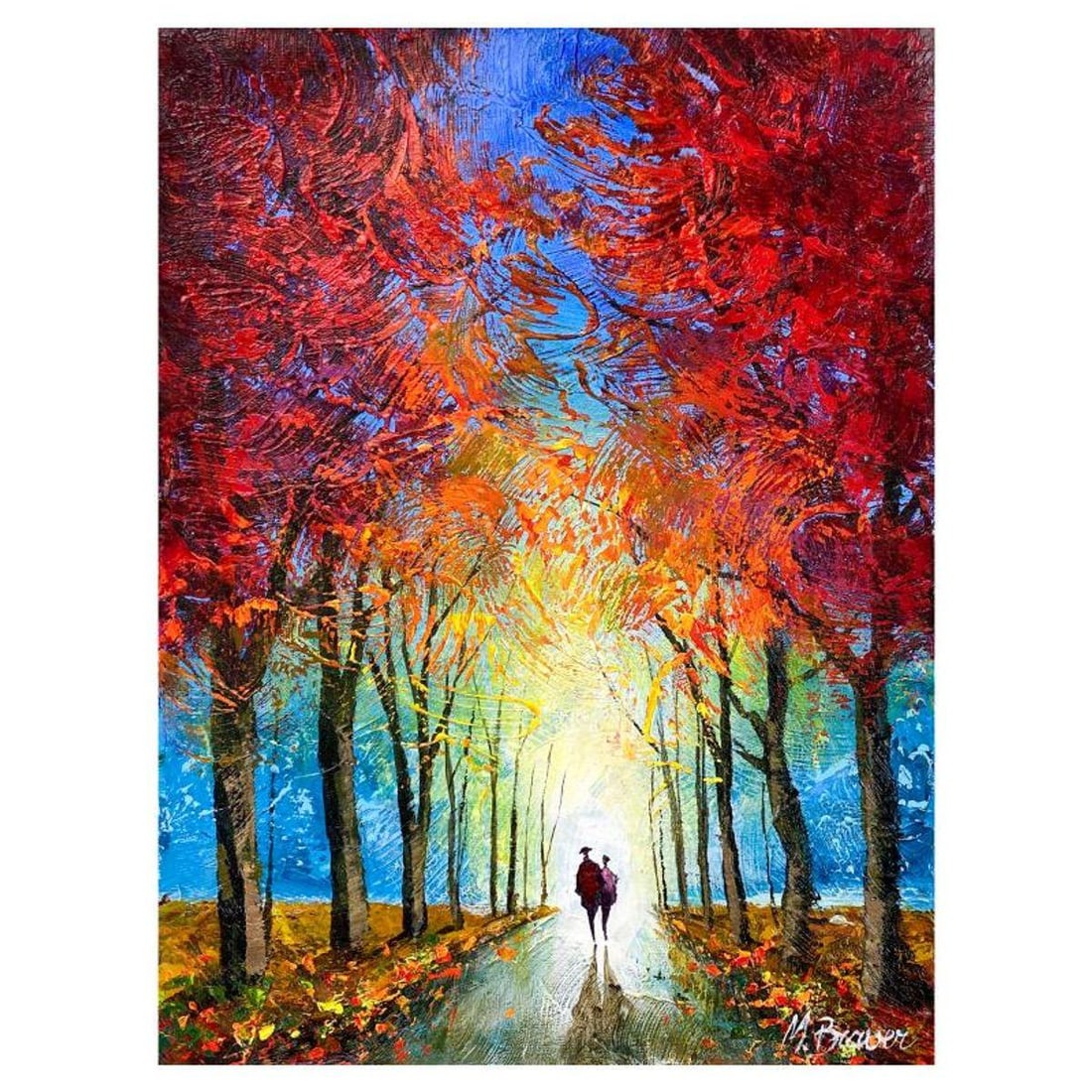 Mark Braver, Original Oil Painting on Canvas, Hand Signed with Letter of Authenticity.: This is an original oil painting on canvas by Mark Braver, hand signed by the artist. Includes Letter of Authenticity. Measures approx. 16" x 11" (image).