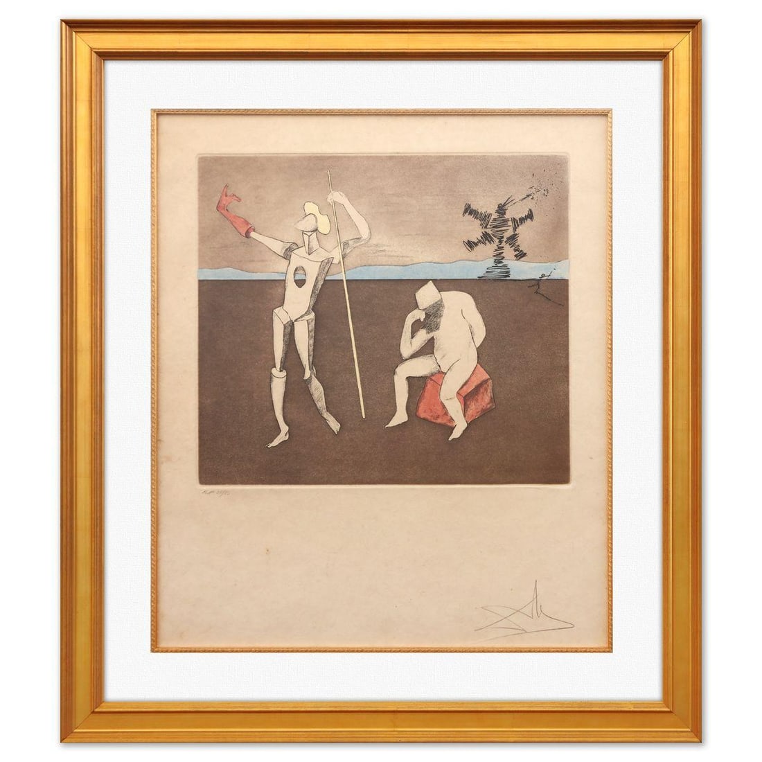 Salvador Dali- Original Lithograph "The Power of Thought" (1 of 2)