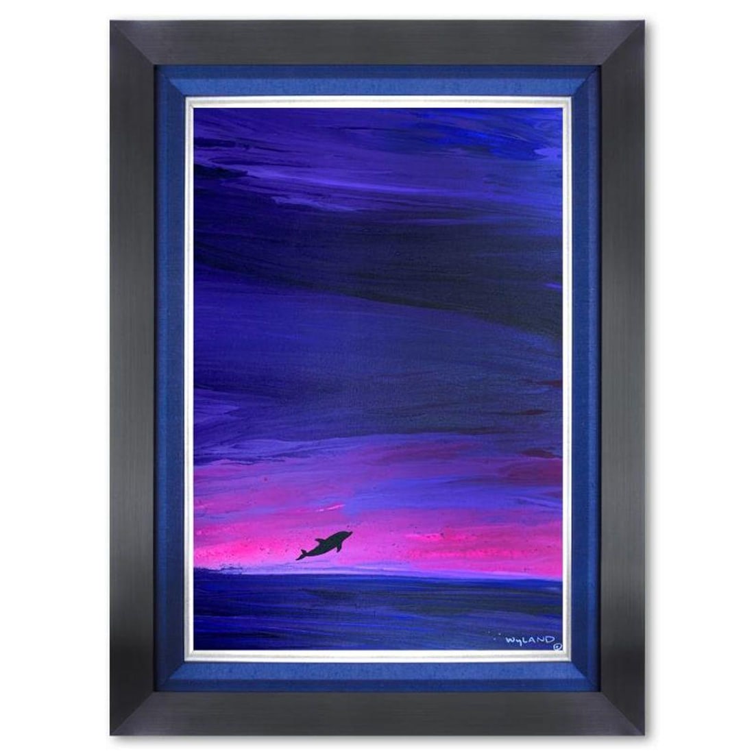 Wyland, Framed Original Painting on Canvas, Hand Signed by the artist and with a letter of (1 of 2)
