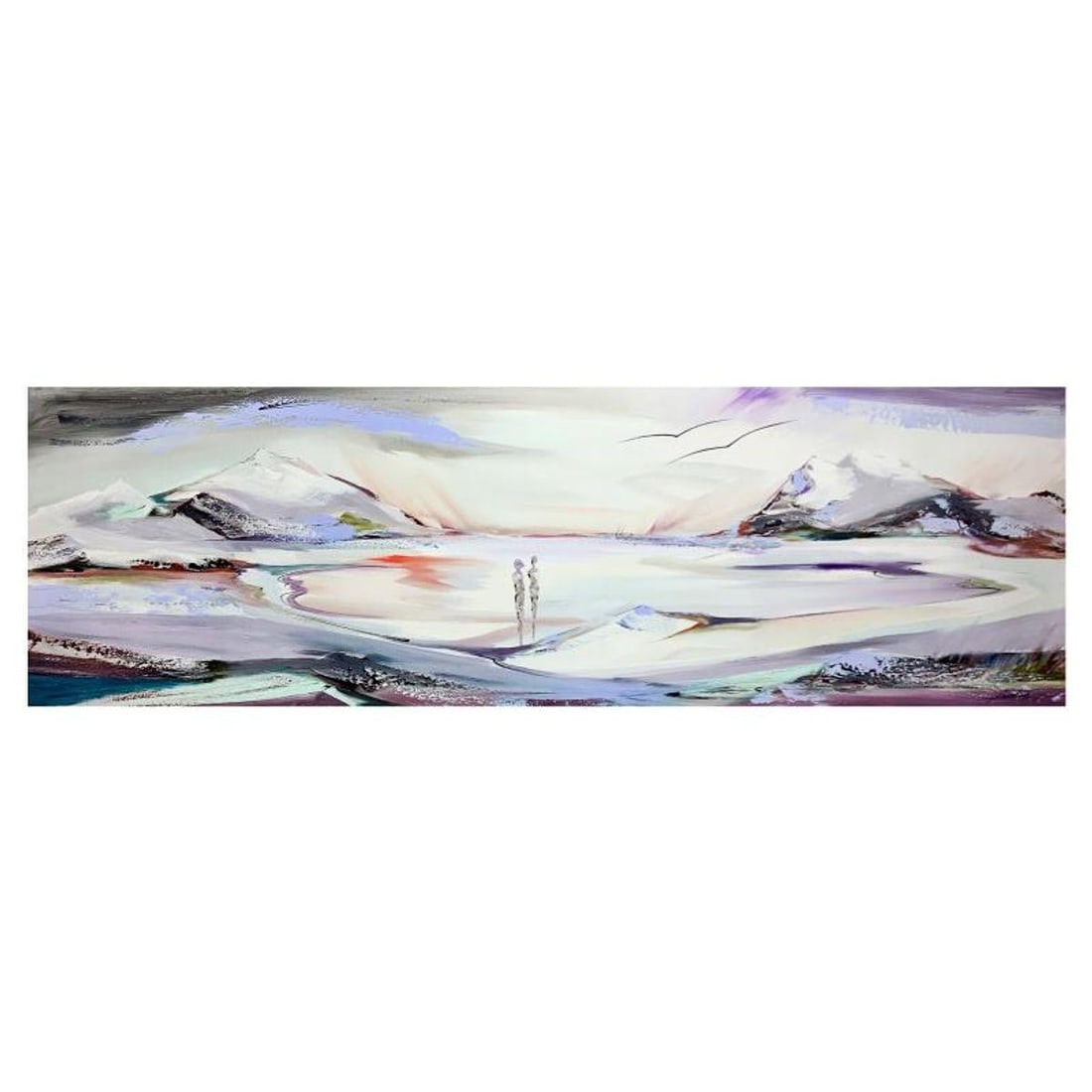 Alfred Gockel, "Seaview" Hand Signed Limited Edition on Canvas with Letter of Authenticity.: Seaview is a limited edition giclee on canvas by Alfred Gockel. The piece is hand signed and numbered and comes with a letter of authenticity. Measures approximately 19.5" x 62". Reference#: 90602.