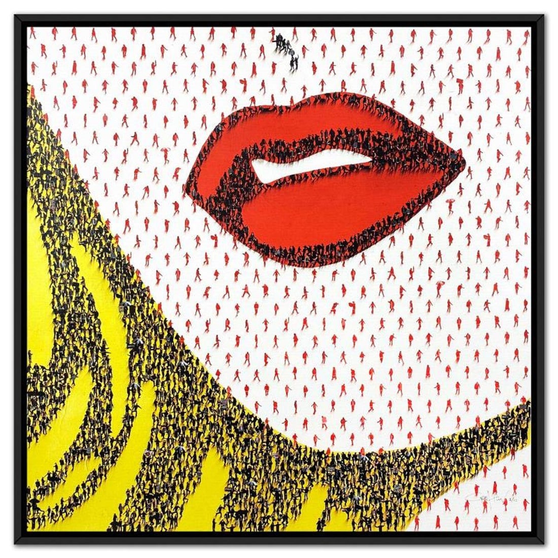 Craig Alan, "Populus: Merlot Please" Framed Limited Edition on Canvas, Numbered and Hand Signed with: Merlot Please is a limited edition giclee on canvas by Craig Alan. This piece comes from the Alan's "Populus" series and is numbered and hand signed by the artist. This piece comes custom framed. Incl