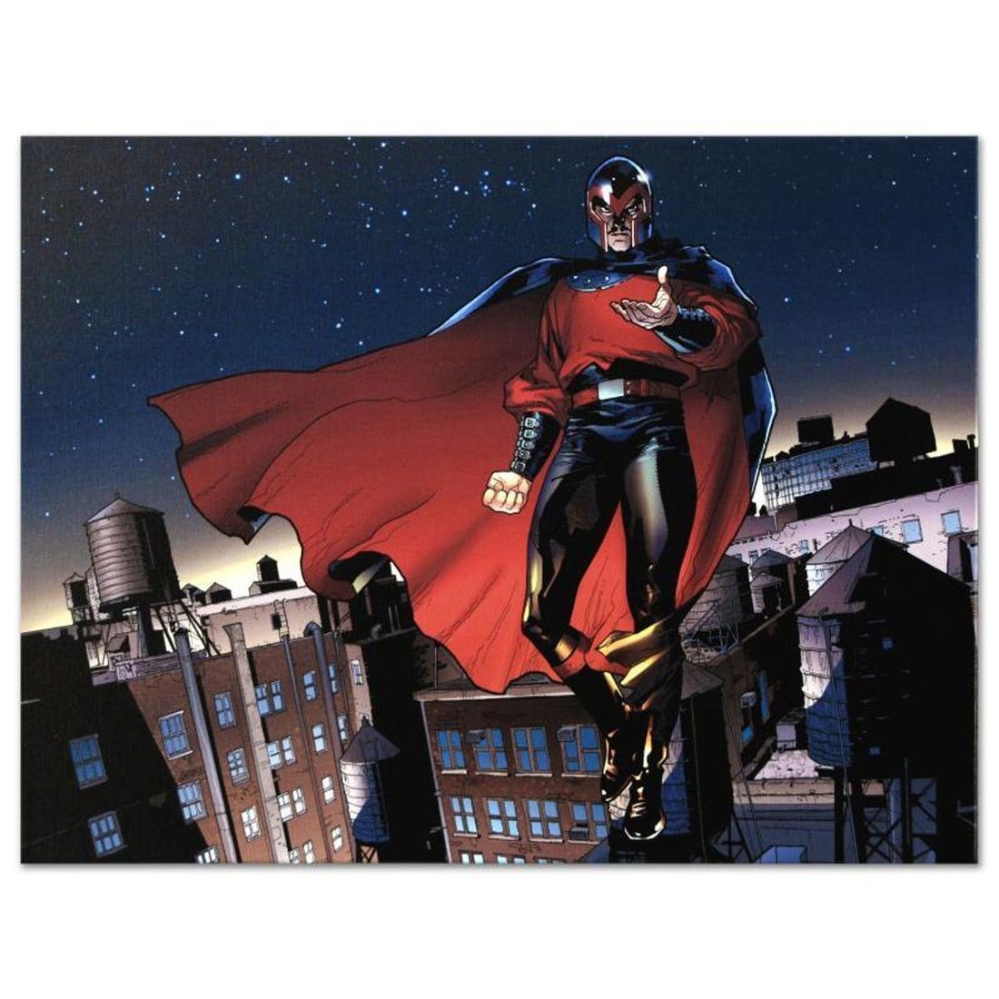 Marvel Comics "Ultimate Spider-Man #119" Numbered Limited Edition Giclee on Canvas by Stuart Immonen: A piece of comic book history, this limited edition, from original art by Stuart Immonen, depicts the classic character Magneto. Stuart Immonen is a Canadian comic book artist. He is best known for hi