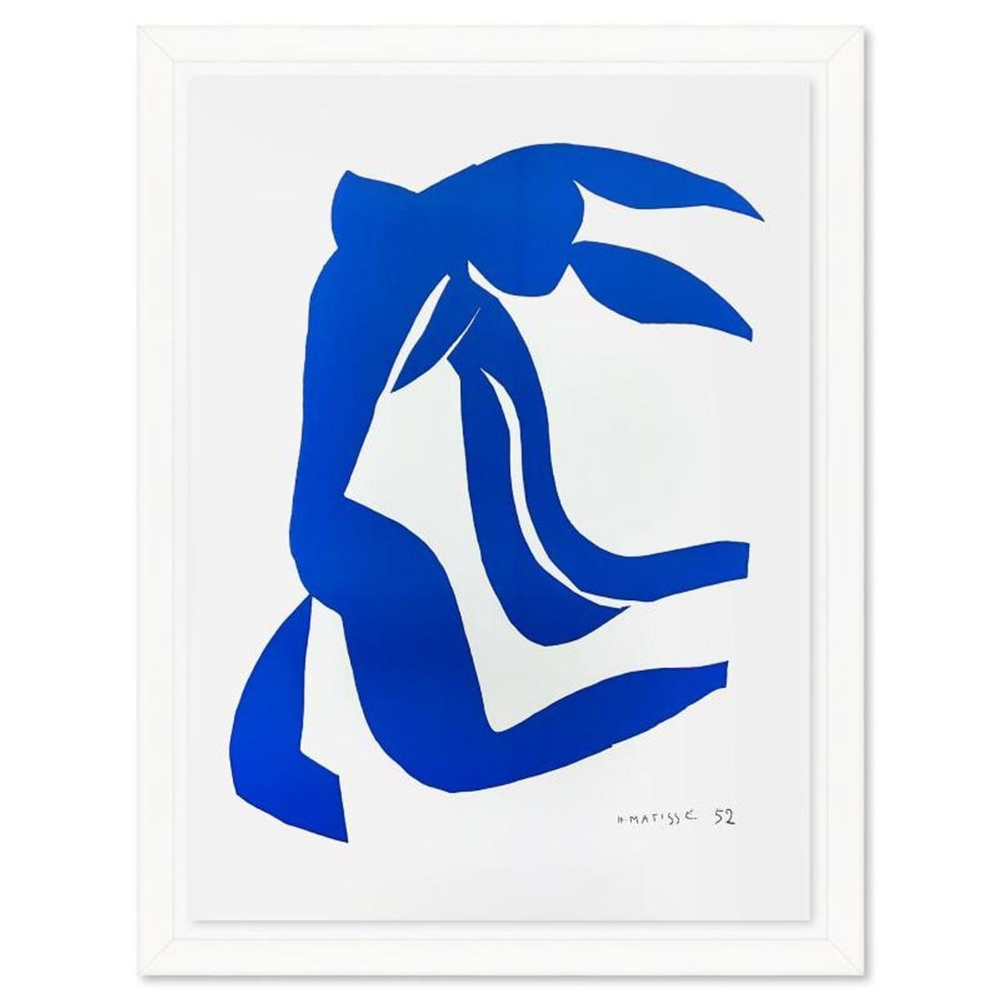Henri Matisse 1869-1954 (After), "La Chevelure" Framed Limited Edition Lithograph with Certificate: La Chevelure is a limited edition lithograph by Henri Matisse (1869-1954) bearing the plate signature of the artist. This piece comes from an edition of 200 authorized by the Matisse Estate; the editi