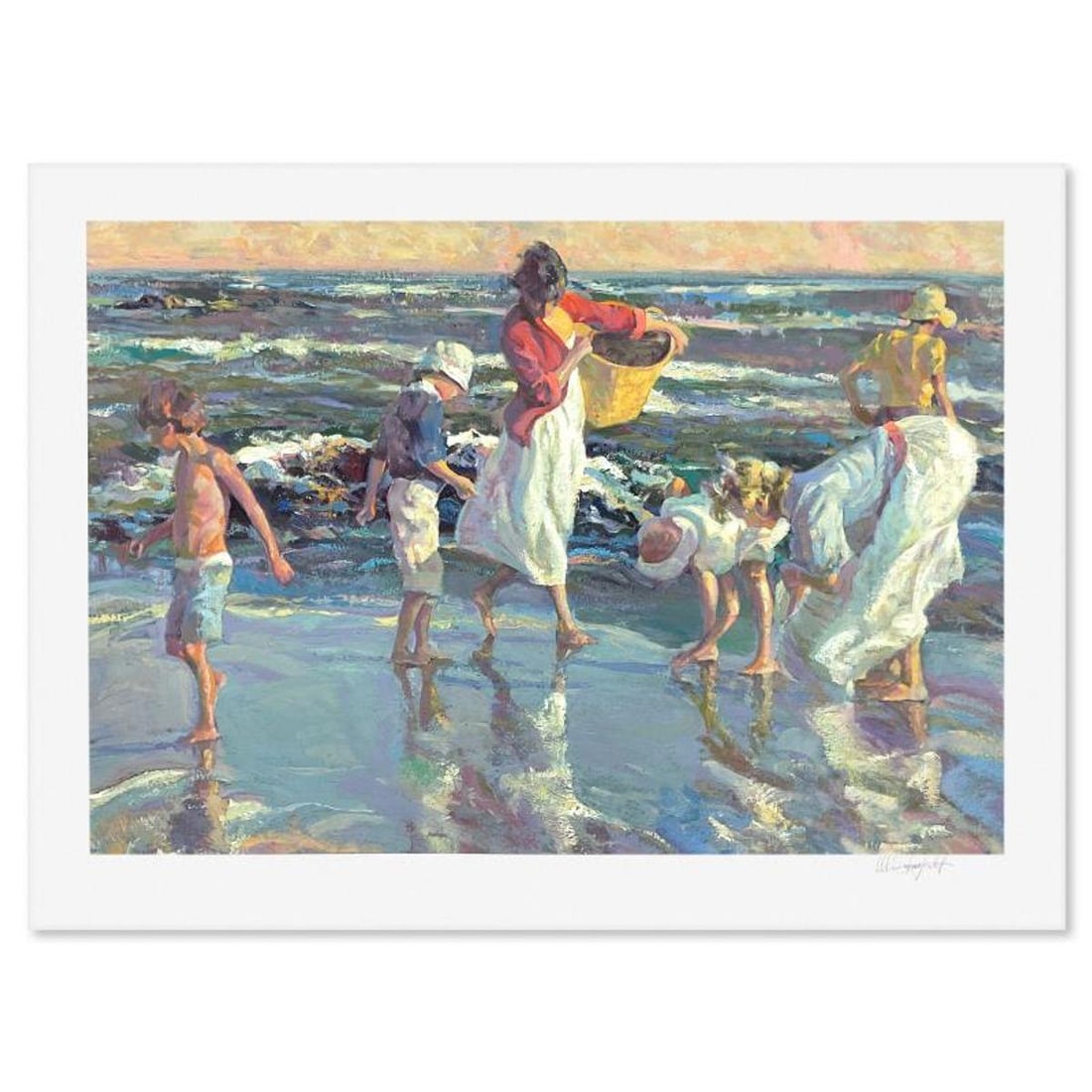 Don Hatfield, "Fall Tides" Limited Edition Printer's Proof Serigraph, Numbered and Hand Signed with: Fall Tides is a limited edition printer's proof serigraph on paper by Don Hatfield, numbered and hand signed by the artist. Includes Letter of Authenticity. Measures approx. 31.5" x 42" (border), 26" 