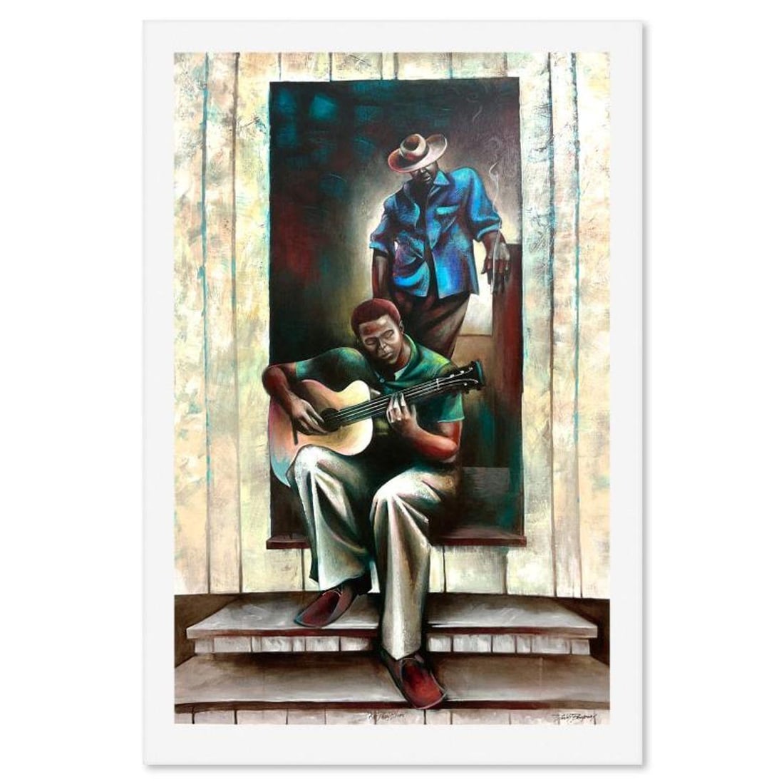 Danny Broadway, "Kat Daddy Blues" Limited Edition Printer's Proof Serigraph, Numbered and Hand (1 of 2)