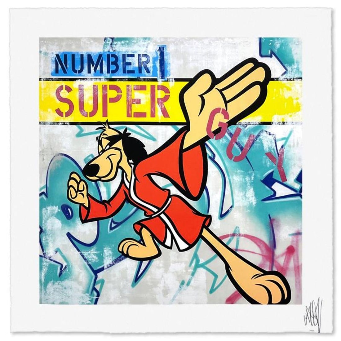 Seen, "Hong Kong Phooey" Limited Edition, Numbered and Hand Signed with Letter Authenticity (1 of 2)