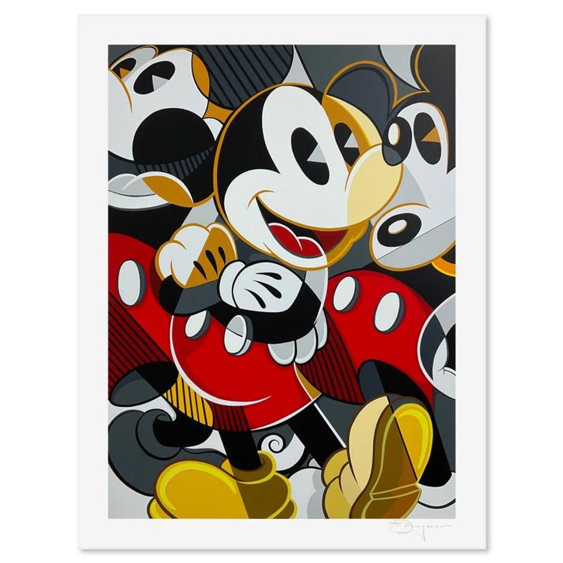 Tim Rogerson, "Mousing Around #3" Limited Edition Serigraph from Disney Fine Art, Numbered and Hand: Mousing Around #3 is a limited edition serigraph on paper by Tim Rogerson, numbered and hand signed by the artist. This piece is licensed by Disney Fine Art. Includes Letter of Authenticity. Measures 